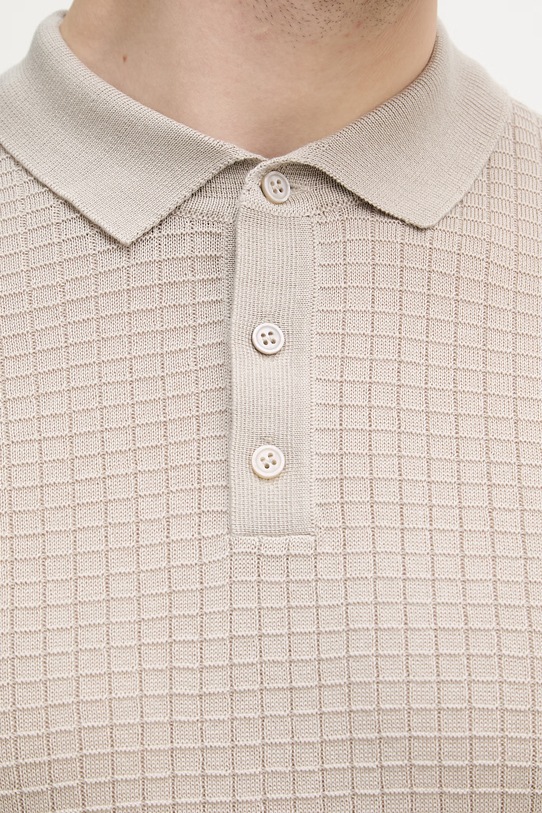 Joop! polo męskie bawełniane 30101509 beżowy