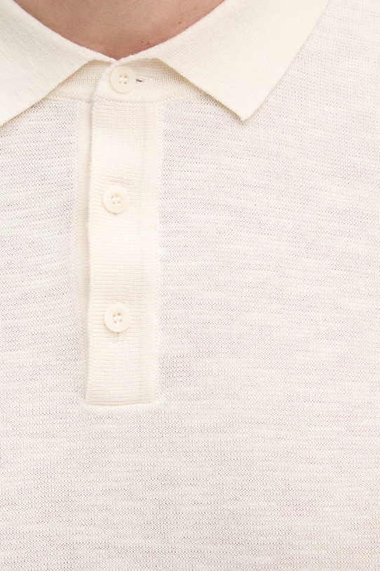 Joop! polo męskie bawełniane 30101532 beżowy