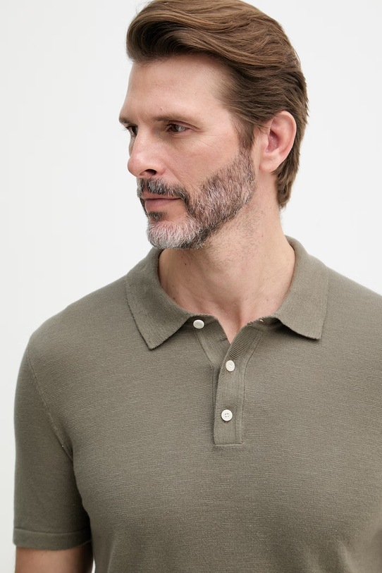 Joop! polo męskie bawełniane zielony 30101532