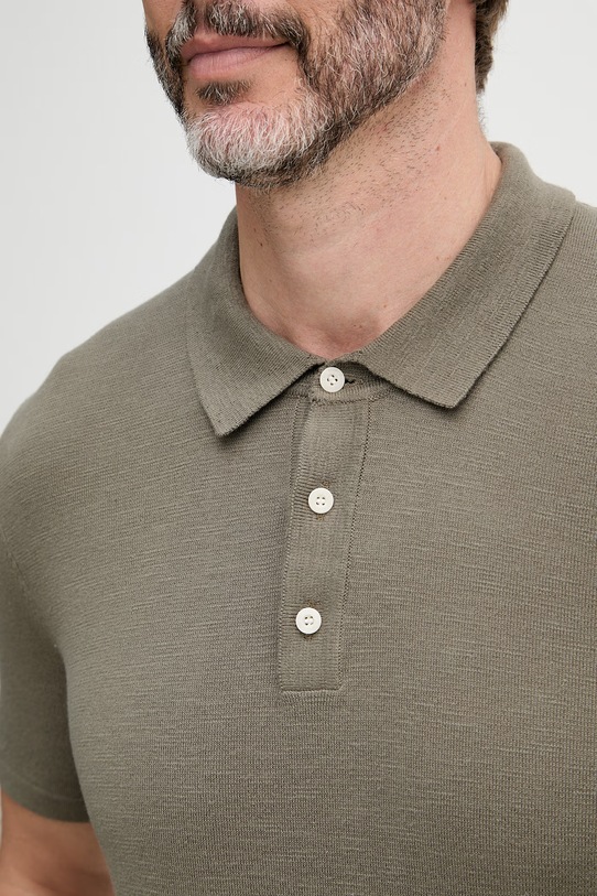 Joop! polo męskie bawełniane 30101532 zielony