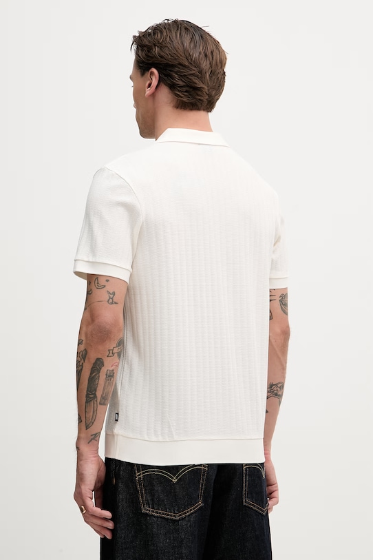 Odzież Joop! polo męskie bawełniane 30101935 beżowy