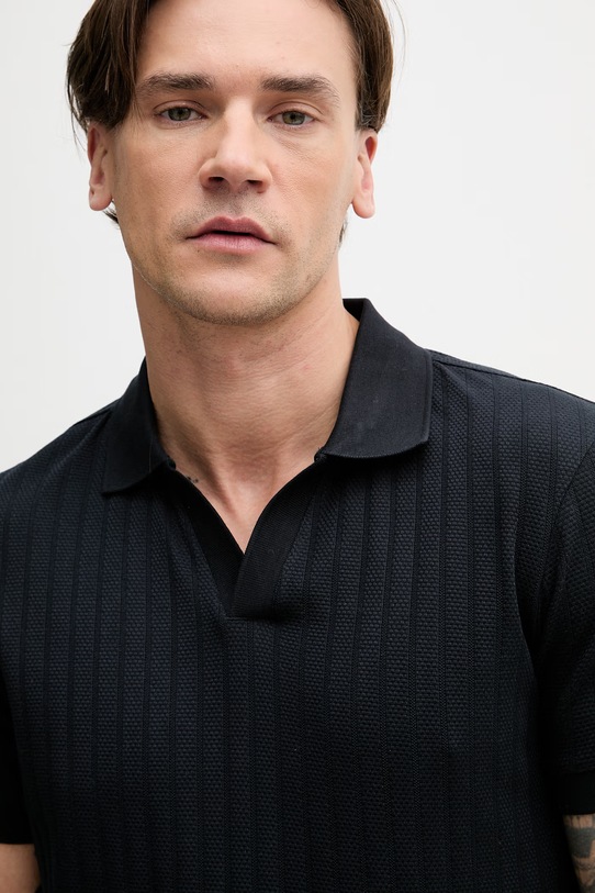 Joop! polo męskie bawełniane granatowy 30101935