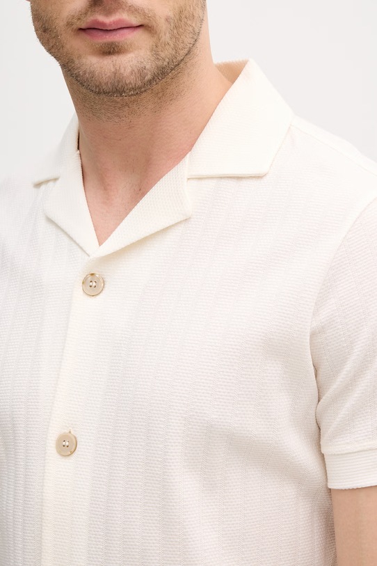 Joop! koszula męska bawełniana 30101936 beżowy