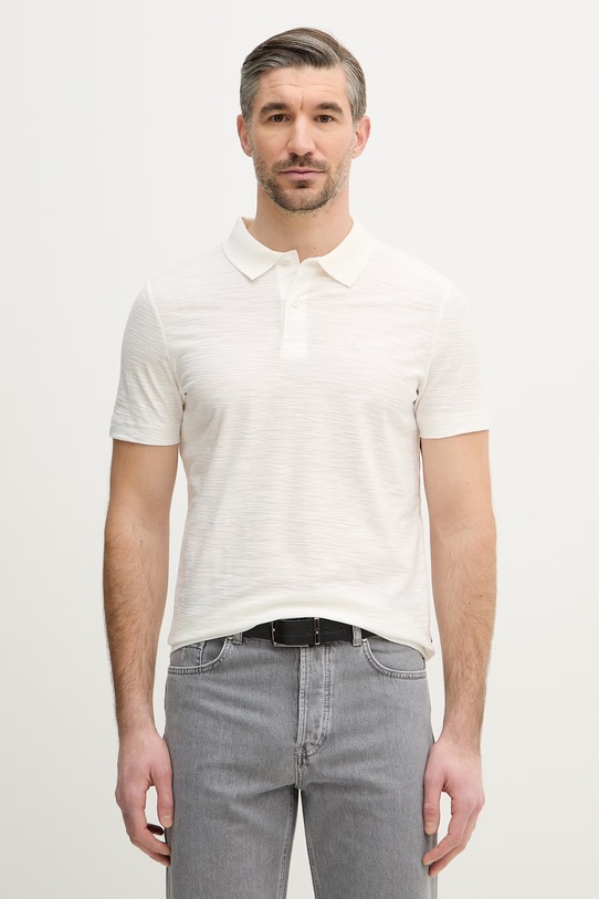 Joop! polo bawełniane bawełna beżowy 30102442