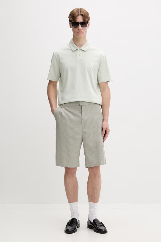 HUGO polo tričko pánske bavlnené Daropolo 50556584 zelená SS26