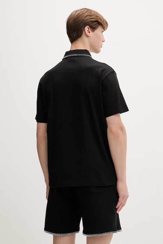 Oblečenie HUGO polo tričko pánske bavlnené Daropolo 50556584 čierna