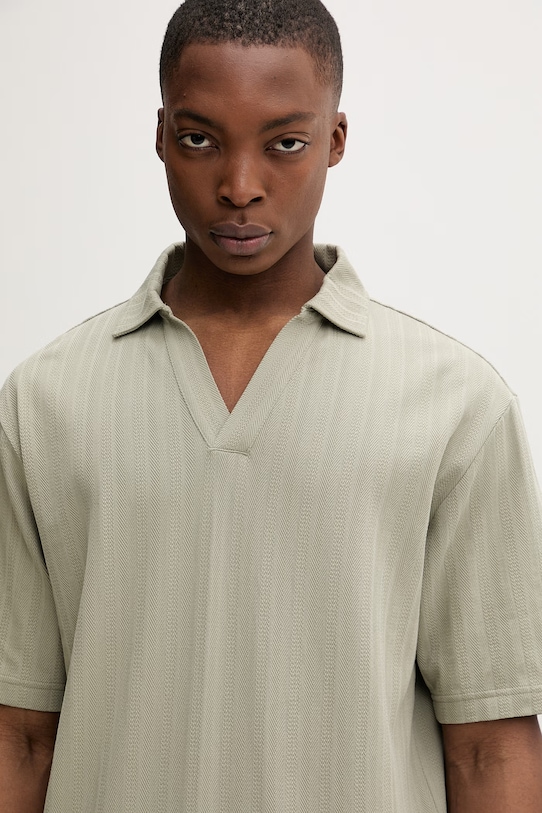 HUGO polo męskie bawełniane Dalibo zielony 50556724