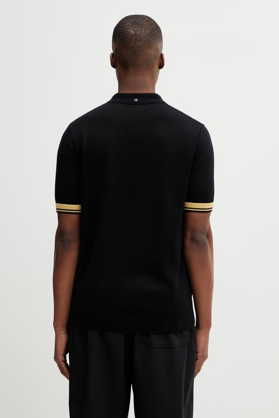 Odzież Fred Perry polo bawełniane K2323 czarny