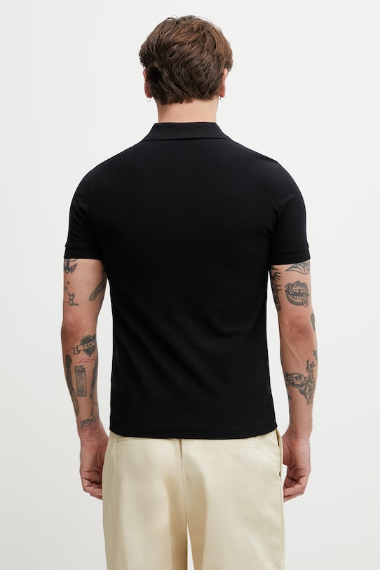 Odzież Fred Perry polo bawełniane męskie M2419 czarny
