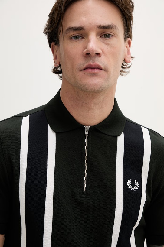 Fred Perry polo bawełniane zielony M2420