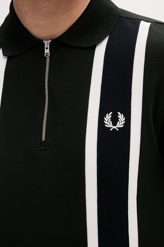 Fred Perry polo bawełniane M2420 zielony