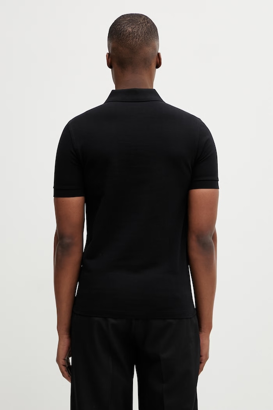 Дрехи Памучна тениска с яка Fred Perry M2420 черен