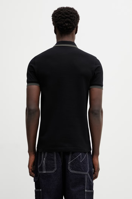 Odzież Fred Perry polo bawełniane M3600.T44 czarny