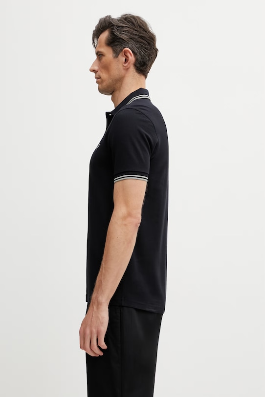 Fred Perry polo bawełniane męskie M3600.T73 granatowy SS26