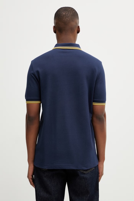 Fred Perry polo bawełniane M3600.02B granatowy SS26