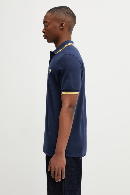 Odzież Fred Perry polo bawełniane M3600.02B granatowy