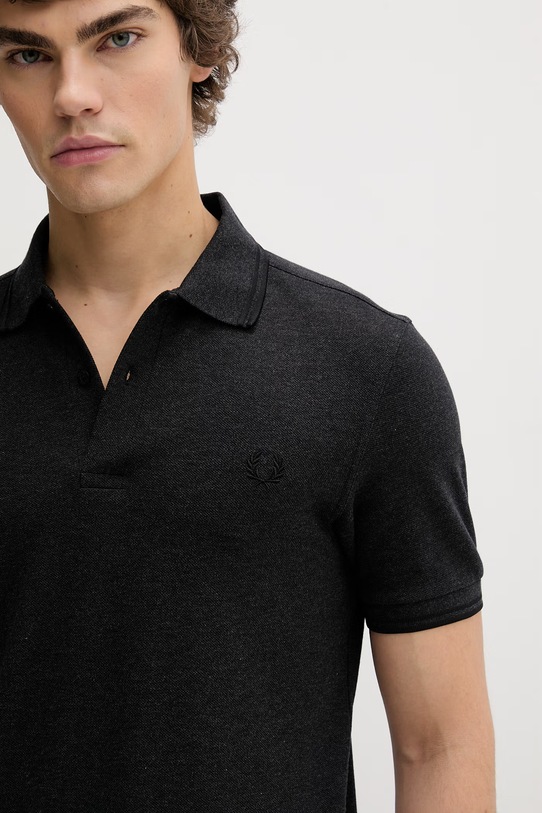 Fred Perry polo bawełniane szary M3600.11B