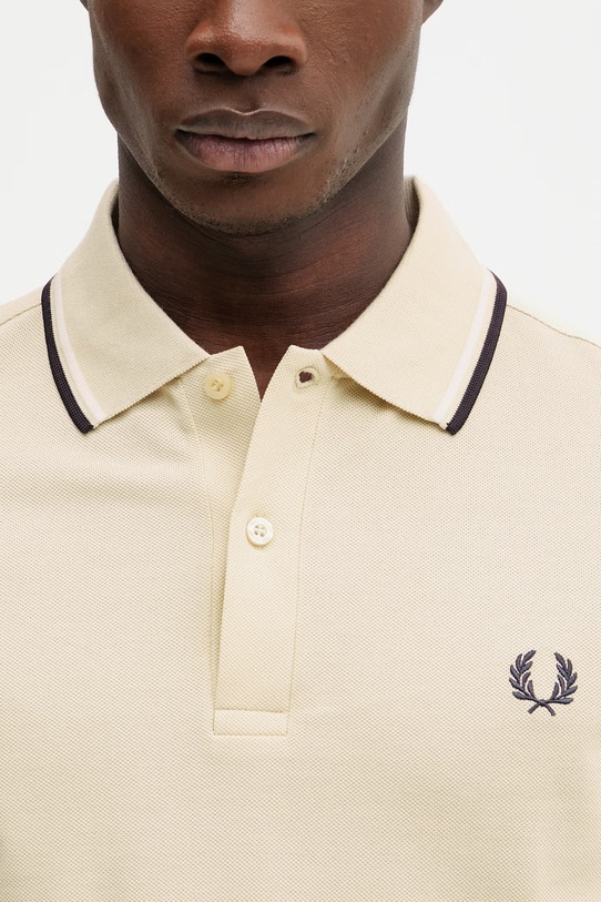 Fred Perry polo bawełniane beżowy M3600.12B