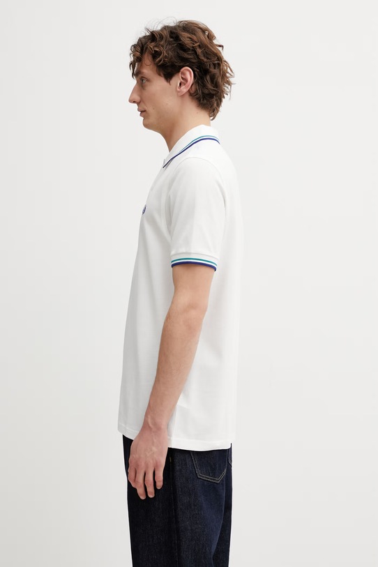 Fred Perry polo bawełniane M3600.94A biały SS26