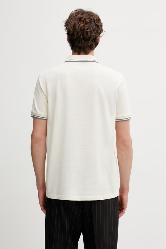 Odzież Fred Perry polo męskie bawełniane M3600.95A beżowy