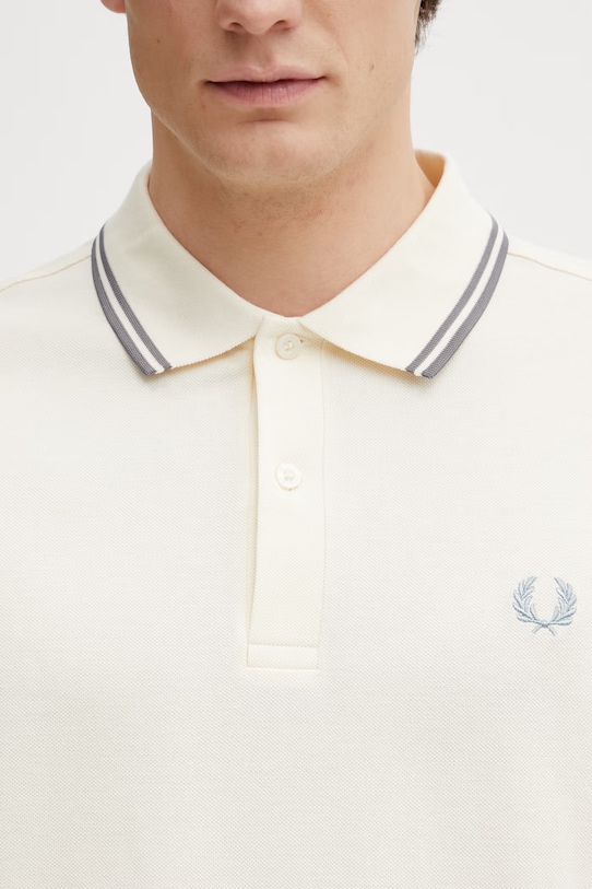 Fred Perry polo męskie bawełniane beżowy M3600.95A