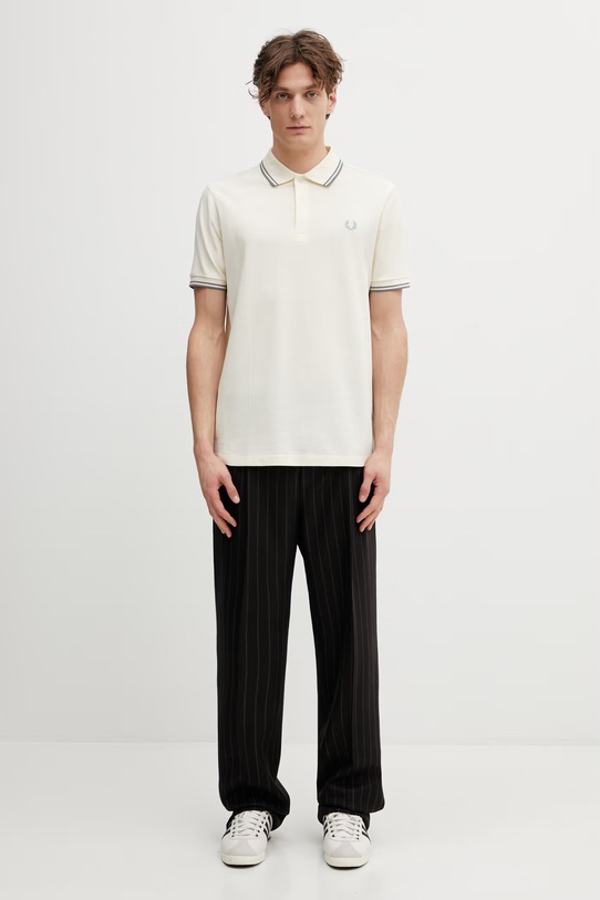 Fred Perry polo męskie bawełniane M3600.95A beżowy