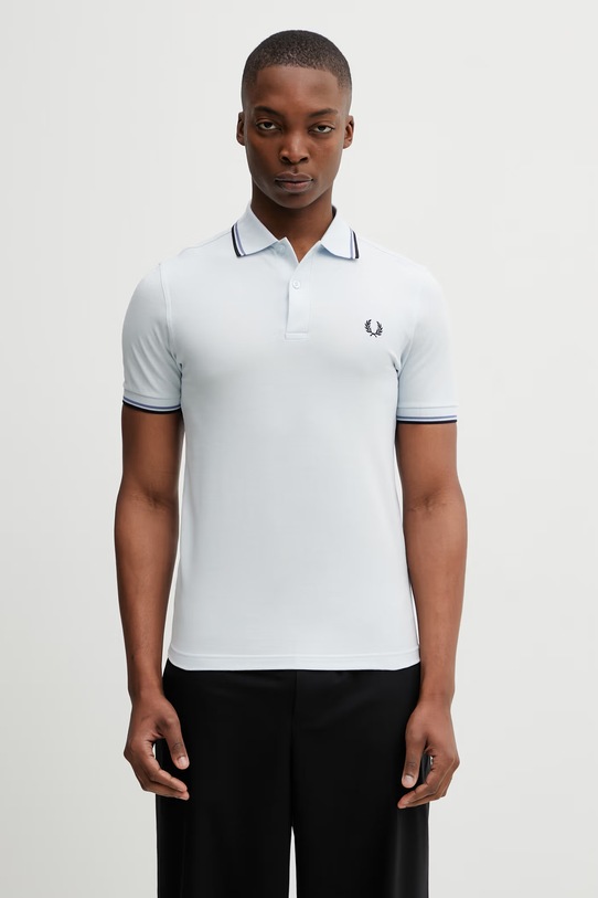 Fred Perry polo bawełniane bawełna niebieski M3600.96A