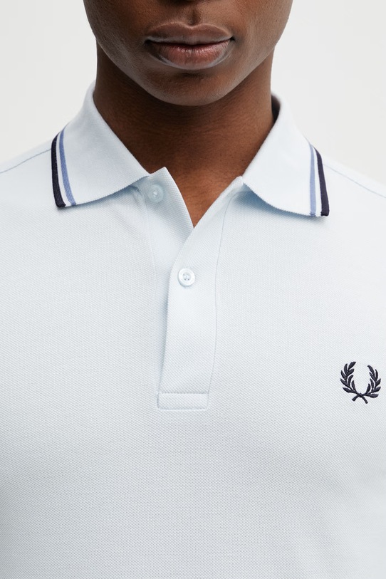 Fred Perry polo bawełniane niebieski M3600.96A