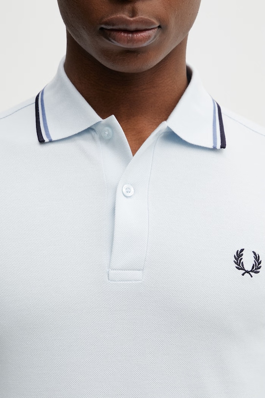 Fred Perry polo bawełniane niebieski M3600.96A