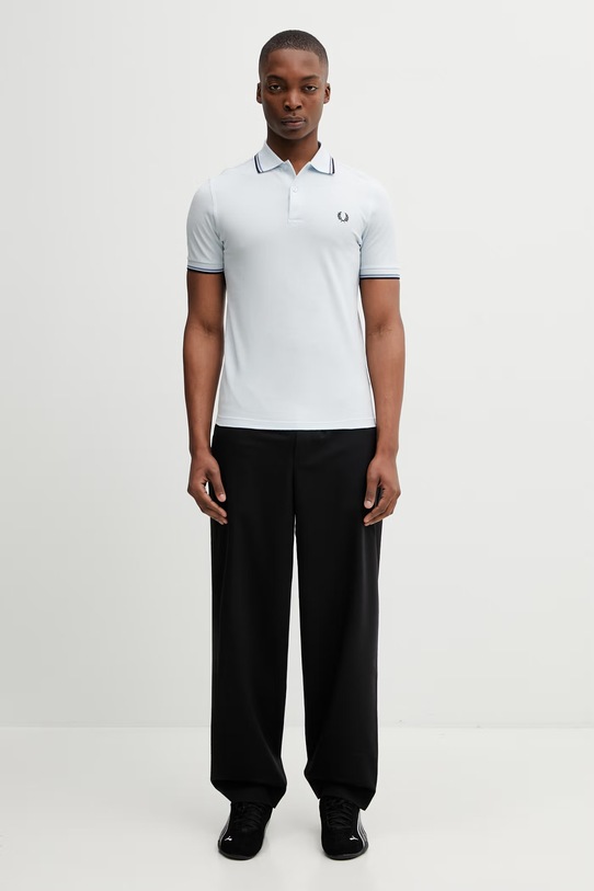 Fred Perry polo bawełniane M3600.96A niebieski