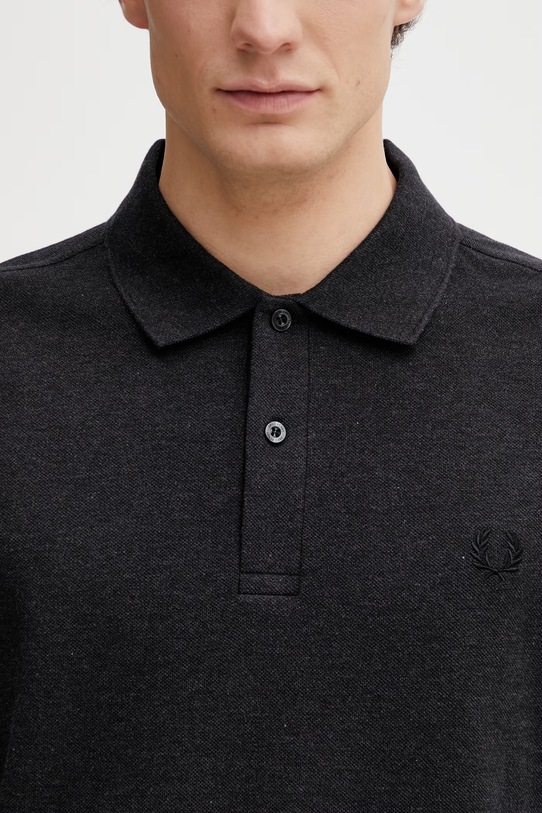Fred Perry polo męskie bawełniane czarny M6000.11B