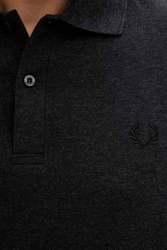 Fred Perry férfi pamut póló M6000.11B fekete