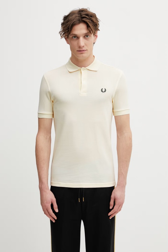 Fred Perry polo męskie bawełniane beżowy M6000.13B
