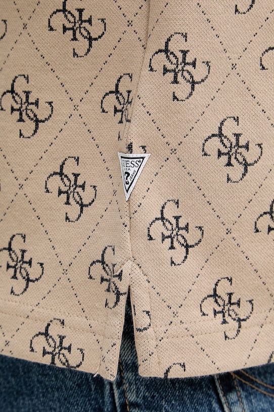 Guess pánske polo tričko M6GP04.K3073 béžová