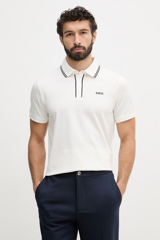 Guess polo męskie PAUL beżowy M6GP27.K3179