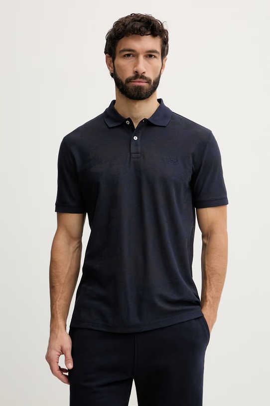 Guess polo męskie granatowy M6GP18.K3086