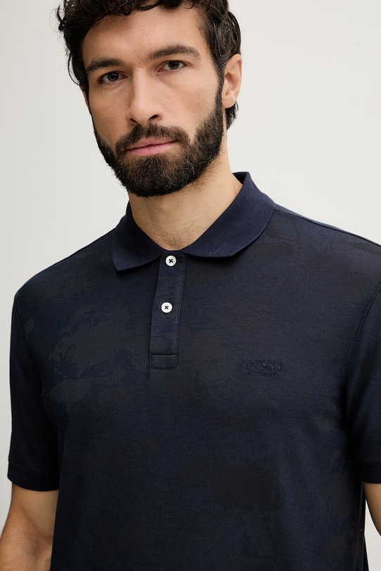 Guess polo męskie granatowy M6GP18.K3086