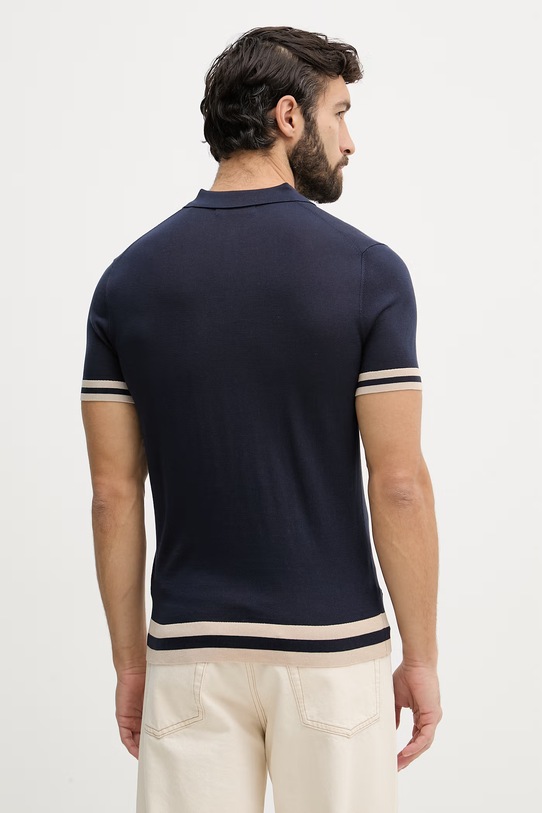 Odzież Guess t-shirt męski LARRY M6GR12.Z0565 granatowy