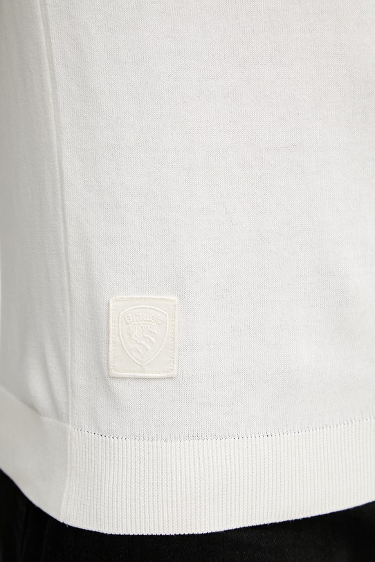 Bavlnené polo tričko Blauer CUSTER BLUM06472 béžová