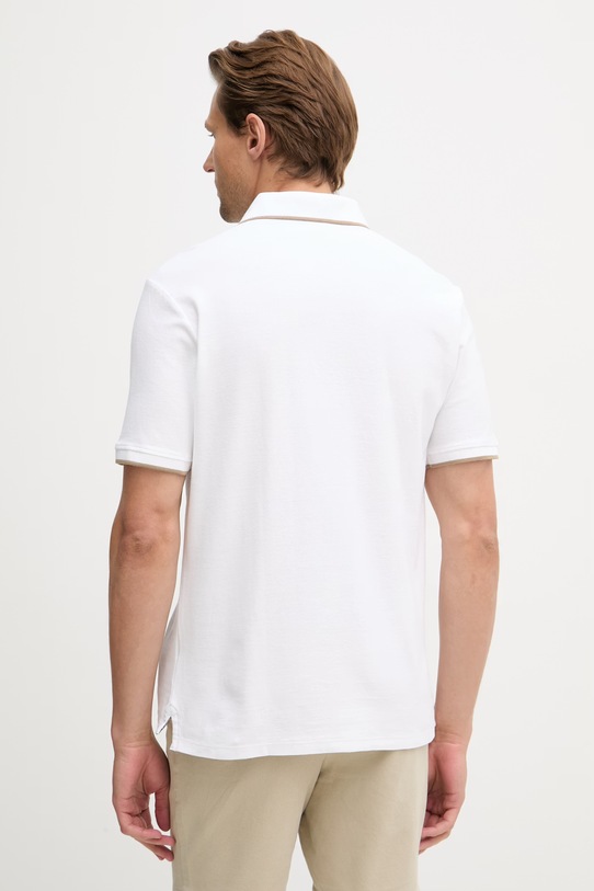 Odzież Blauer polo męskie bawełniane DAMON BLUT02288 biały