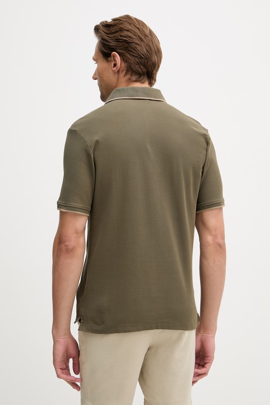Odzież Blauer polo męskie bawełniane DAMON BLUT02288 zielony