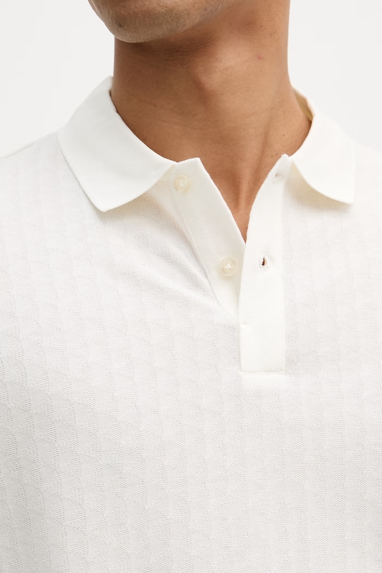 Guess polo męskie z lyocellem M6GP15.K3083 beżowy