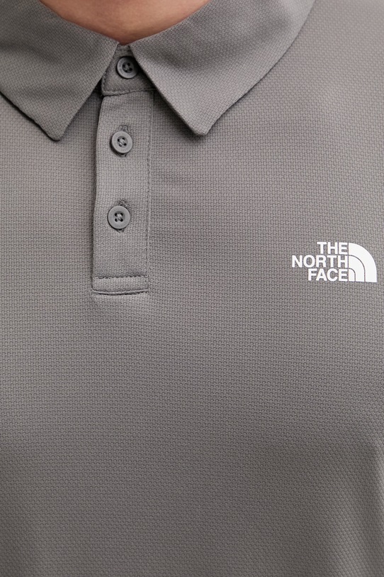 The North Face polo męskie NF0A2WAZ0UZ1 szary