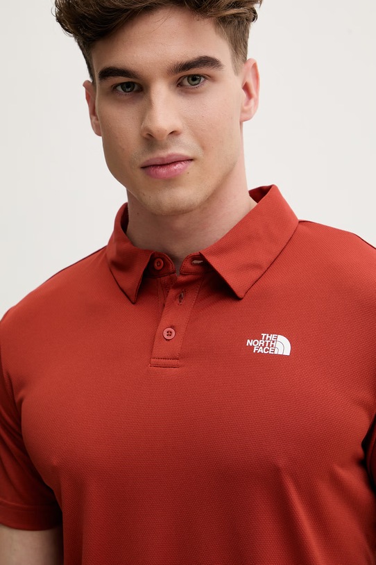 The North Face polo męskie pomarańczowy NF0A2WAZG6I1