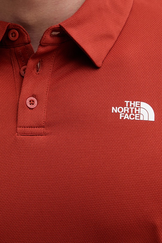 The North Face polo męskie NF0A2WAZG6I1 pomarańczowy