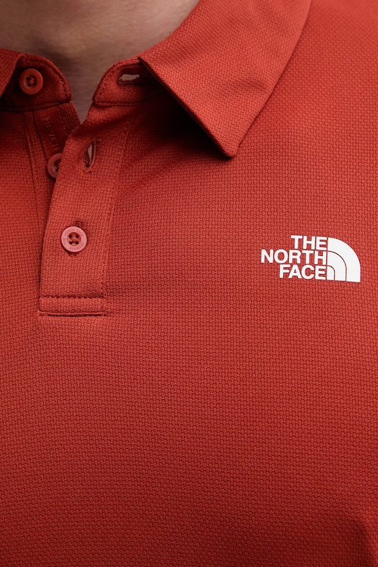 The North Face polo męskie NF0A2WAZG6I1 pomarańczowy