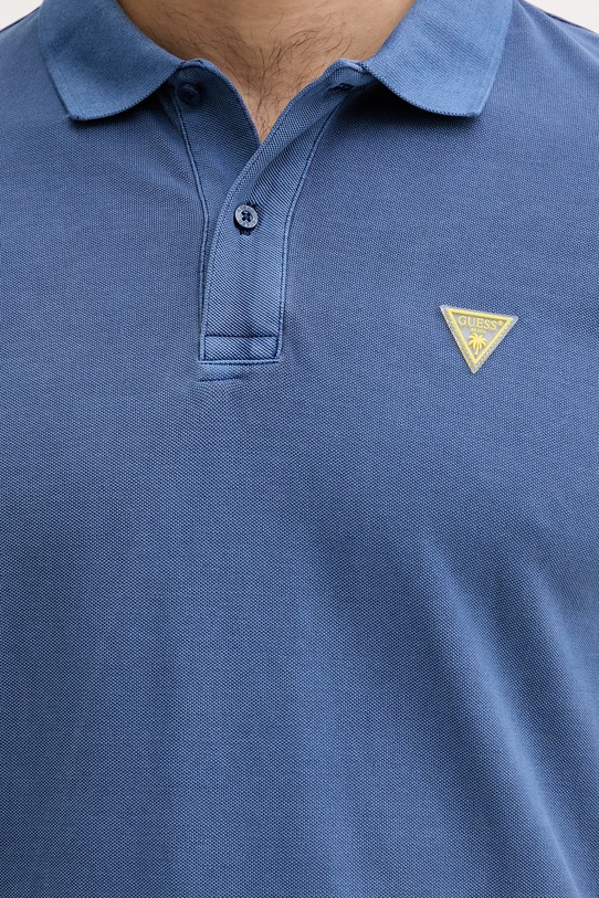 Guess polo tričko pánske bavlnené tmavomodrá F6GP03.K9WF1