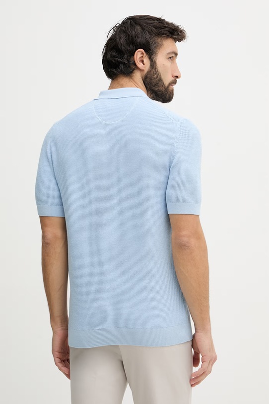 Odzież Gant polo męskie bawełniane 8030294 niebieski