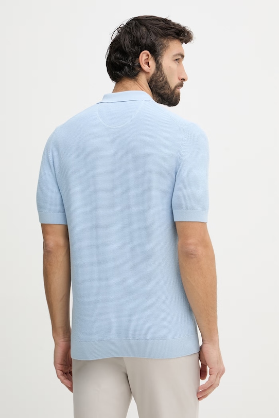 Odzież Gant polo męskie bawełniane 8030294 niebieski