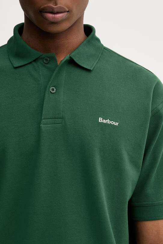 Barbour MML1469GN18 polo bawełniane męskie zielony MML1469GN18